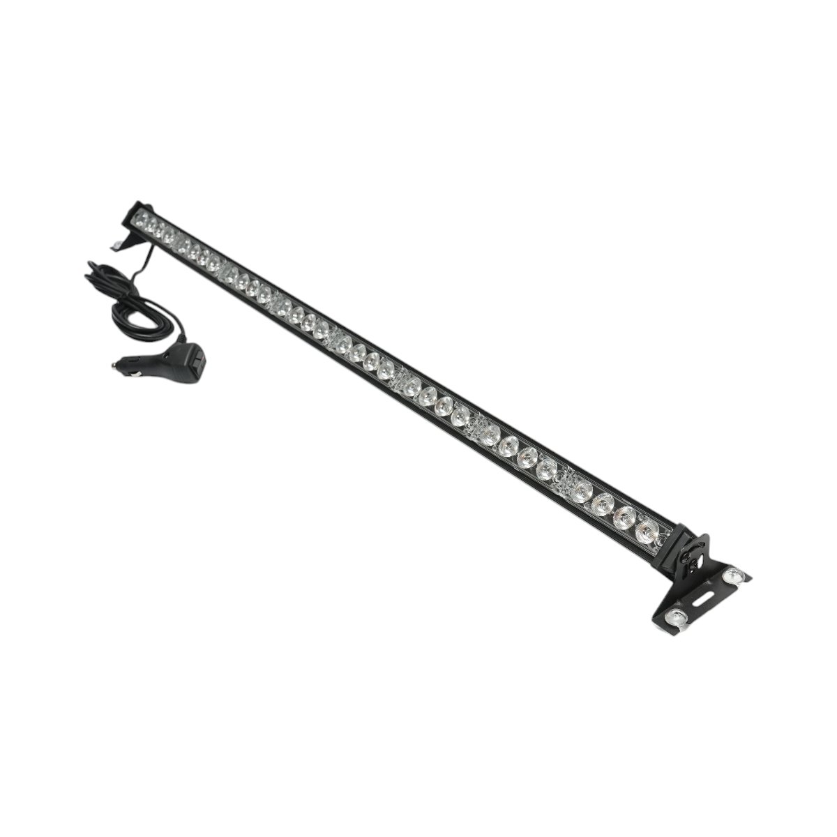 Bara LED stroboscopica 12V, 32W, 5 culori, carcasa aluminiu 860x80x30mm